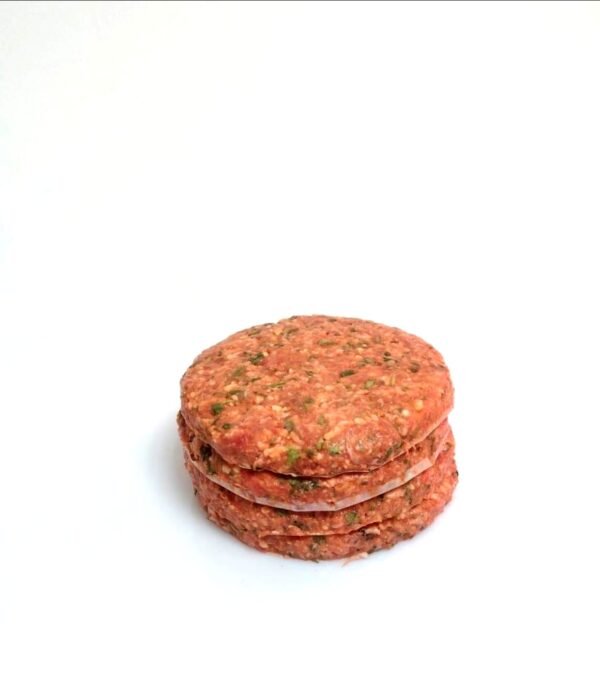 Hot Lamb Burger 600g pack